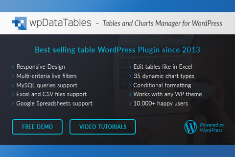 WordPress плагин CodeCanyon wpDataTables