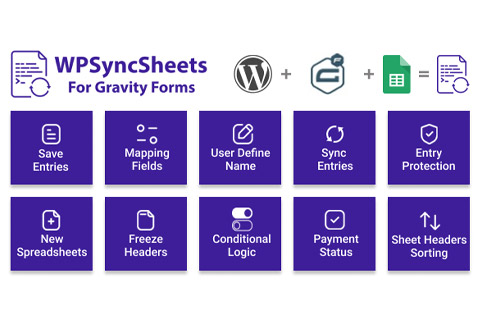 WordPress плагин CodeCanyon WPSyncSheets For Gravity Forms