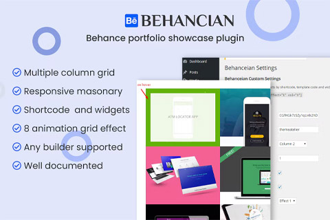 WordPress плагин CodeCanyon Behanceian