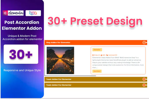WordPress плагин CodeCanyon BWD Blog Post Accordion