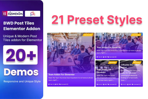 WordPress плагин CodeCanyon BWD Blog Post Tiles