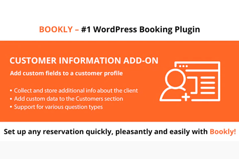 WordPress плагин CodeCanyon Bookly Customer Information