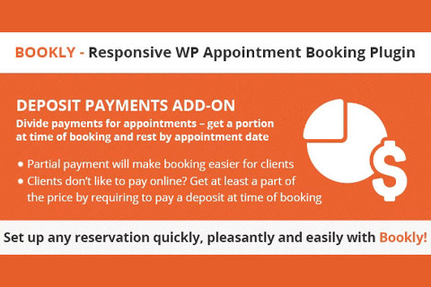 WordPress плагин CodeCanyon Bookly Deposit Payments