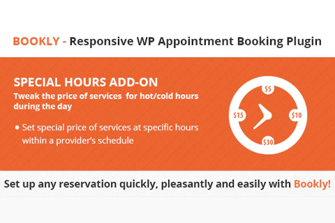 CodeCanyon Bookly Special Hours