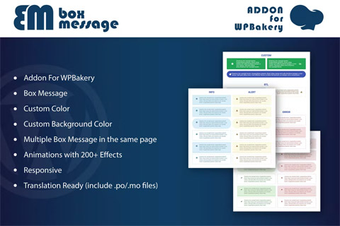 WordPress плагин CodeCanyon Box Message