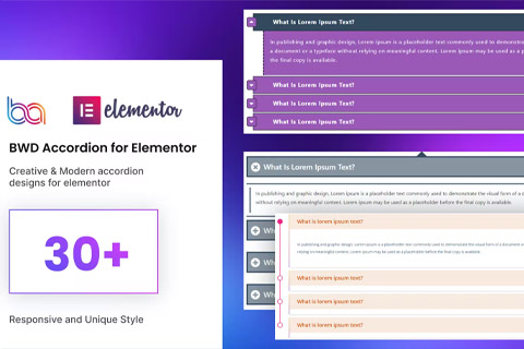 WordPress плагин CodeCanyon BWD Accordion