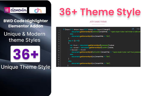 WordPress плагин CodeCanyon BWD Code Highlighter