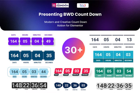 WordPress плагин CodeCanyon BWD Count Down