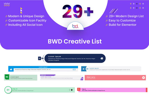 CodeCanyon BWD Creative List