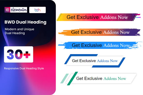 WordPress плагин CodeCanyon BWD Dual Heading