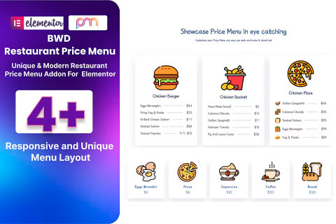 CodeCanyon BWD Restaurant Price Menu