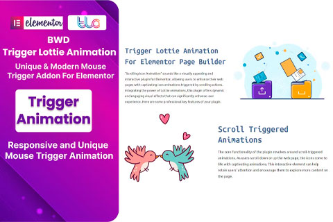 WordPress плагин CodeCanyon BWD Trigger Lottie Animation