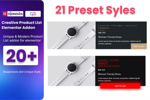 WordPress плагин CodeCanyon BWD WooCommerce Product List