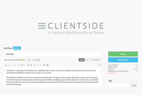 WordPress плагин CodeCanyon Clientside