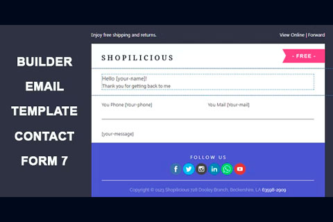 CodeCanyon Contact Form 7 Email Template Builder
