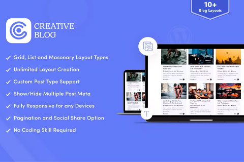 WordPress плагин CodeCanyon Creative Blog Designer Bundle