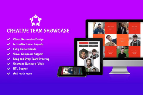 WordPress плагин CodeCanyon Creative Team Showcase