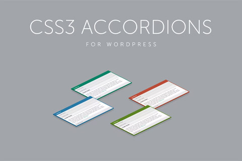 WordPress плагин CodeCanyon CSS3 Accordions