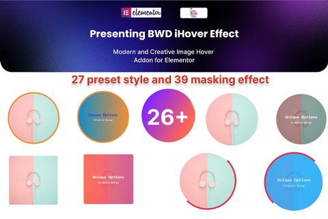 WordPress плагин CodeCanyon BWD iHover Effect