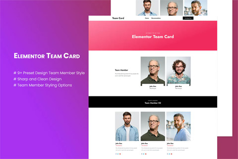 WordPress плагин CodeCanyon Elementor Team Card