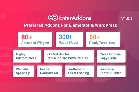WordPress плагин CodeCanyon Enter Addons Pro