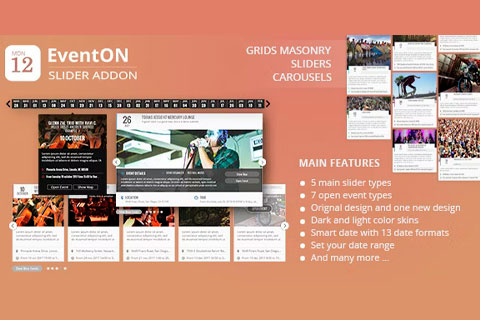 WordPress плагин CodeCanyon Event Slider
