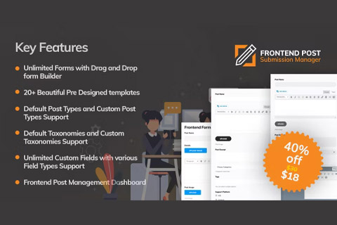 WordPress плагин CodeCanyon Frontend Post Submission Manager