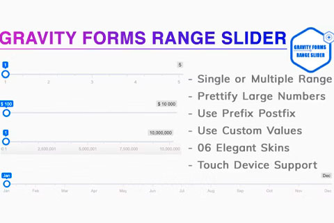 WordPress плагин CodeCanyon Gravity Forms Range Slider