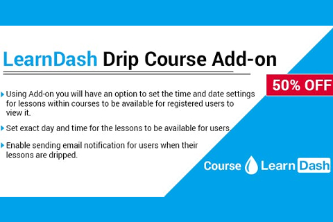 CodeCanyon LearnDash Drip Course Add-on