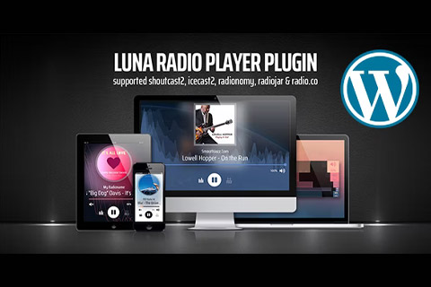 WordPress плагин CodeCanyon Luna Web Radio Player