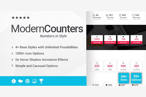 WordPress плагин CodeCanyon Modern Counters