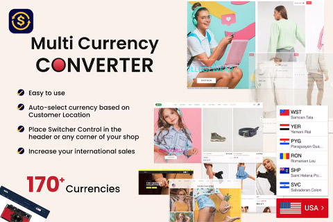 WordPress плагин CodeCanyon MyShopKit Multi Currency Converter