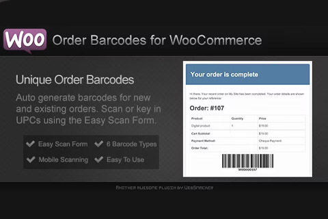 WordPress плагин CodeCanyon Order Barcodes