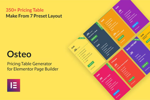 WordPress плагин CodeCanyon Osteo Pricing Table