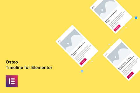 WordPress плагин CodeCanyon Osteo Timeline for Elementor