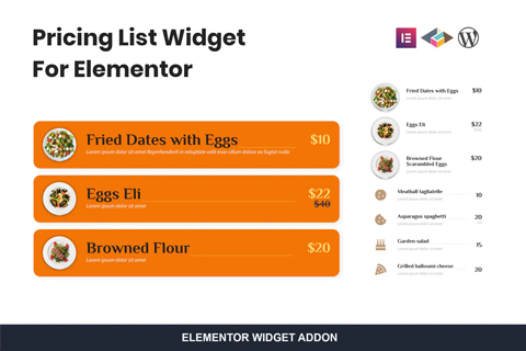 CodeCanyon Pricing List Widget