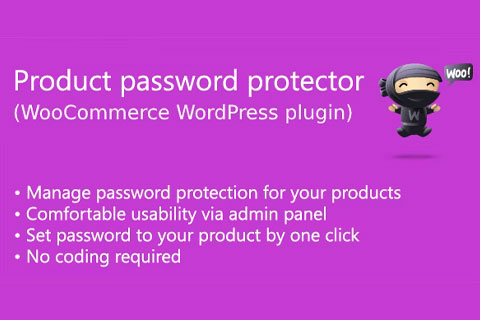WordPress плагин CodeCanyon Product password protector for WooCommerce