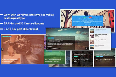 WordPress плагин CodeCanyon Responsive Recent Post Slider Pro