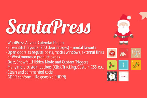 WordPress плагин CodeCanyon SantaPress