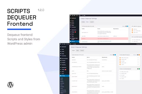 WordPress плагин CodeCanyon Scripts Dequeuer