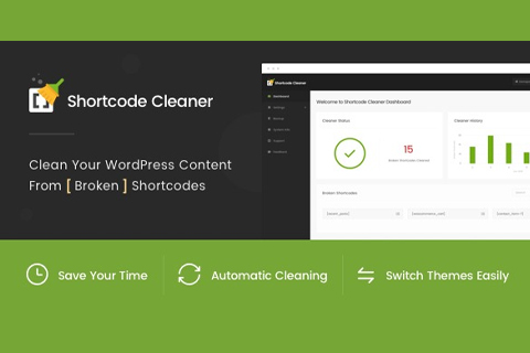 CodeCanyon Shortcode Cleaner