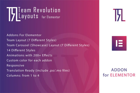 WordPress плагин CodeCanyon Team Revolution Layouts