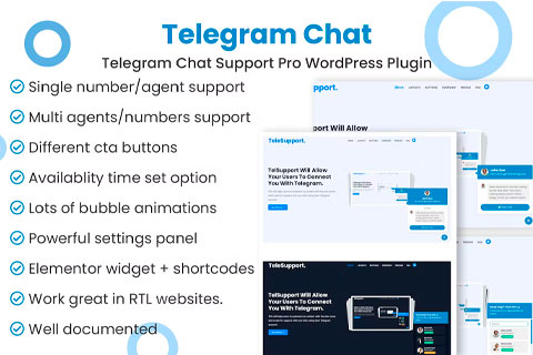CodeCanyon Telegram Chat Support Pro