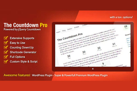 WordPress плагин CodeCanyon The Countdown Pro