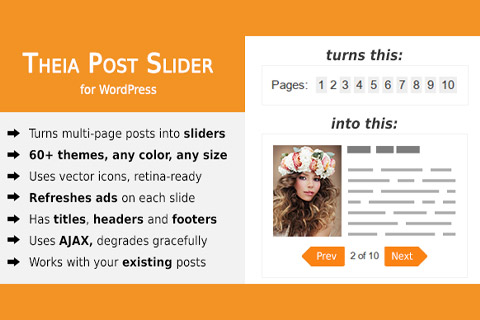 WordPress плагин CodeCanyon Theia Post Slider