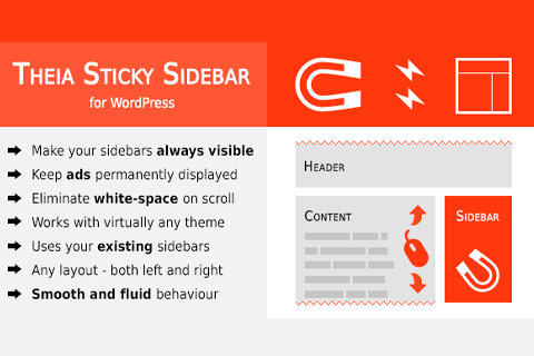 WordPress плагин CodeCanyon Theia Sticky Sidebar
