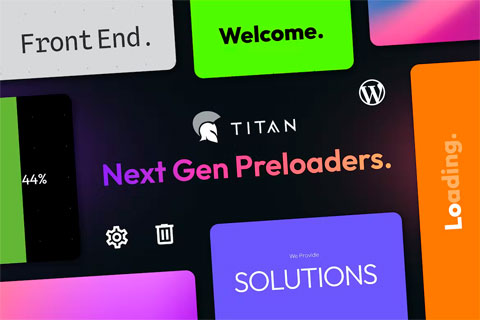 WordPress плагин CodeCanyon Titan Preloaders & Page Transitions