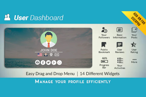 WordPress плагин CodeCanyon UserPro Dashboard