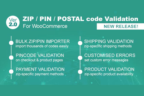 WordPress плагин CodeCanyon Zip/Pin/Postal Code Validator