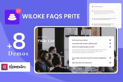 WordPress плагин CodeCanyon Wiloke FAQs Prite